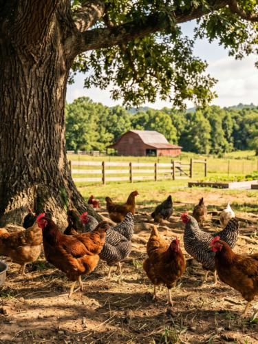 Keeping Chickens Cool in a Georgia Summer (And What Actually Works)